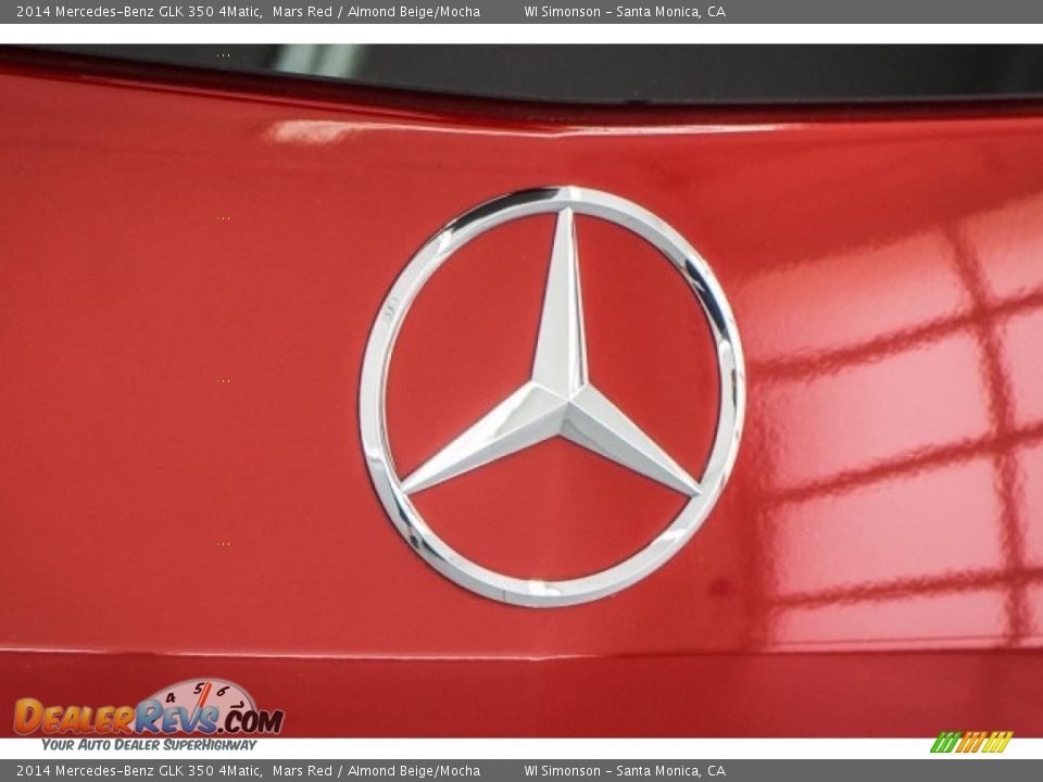 2014 Mercedes-Benz GLK 350 4Matic Mars Red / Almond Beige/Mocha Photo #29