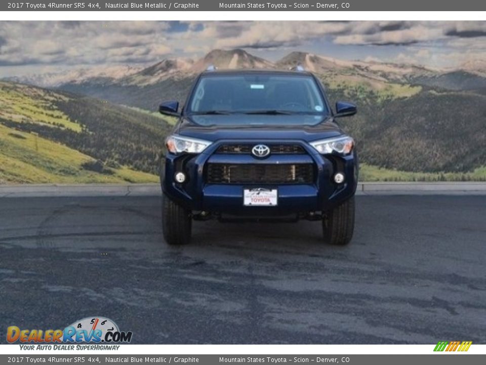 2017 Toyota 4Runner SR5 4x4 Nautical Blue Metallic / Graphite Photo #2