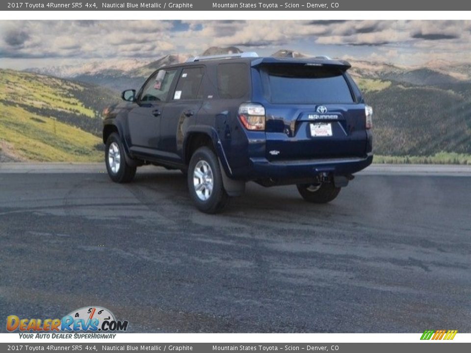 2017 Toyota 4Runner SR5 4x4 Nautical Blue Metallic / Graphite Photo #3