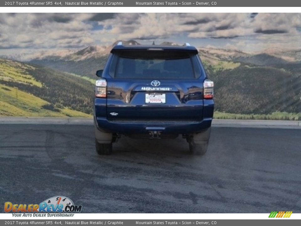2017 Toyota 4Runner SR5 4x4 Nautical Blue Metallic / Graphite Photo #4