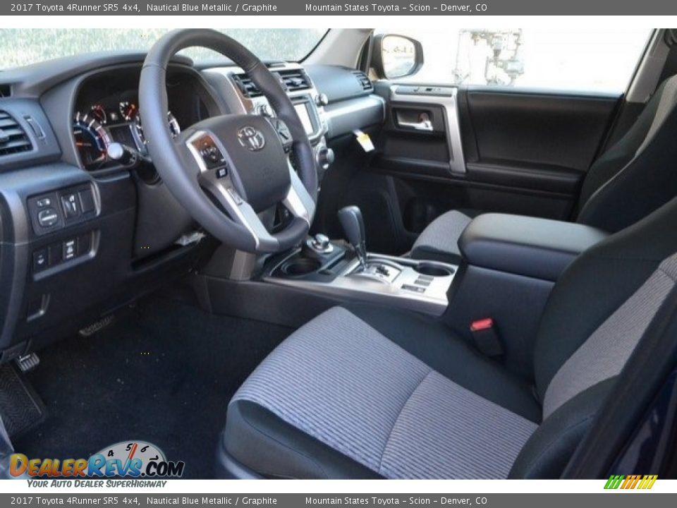 2017 Toyota 4Runner SR5 4x4 Nautical Blue Metallic / Graphite Photo #5