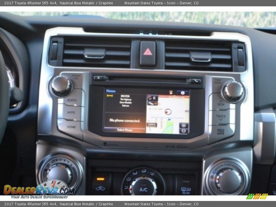 2017 Toyota 4Runner SR5 4x4 Nautical Blue Metallic / Graphite Photo #6