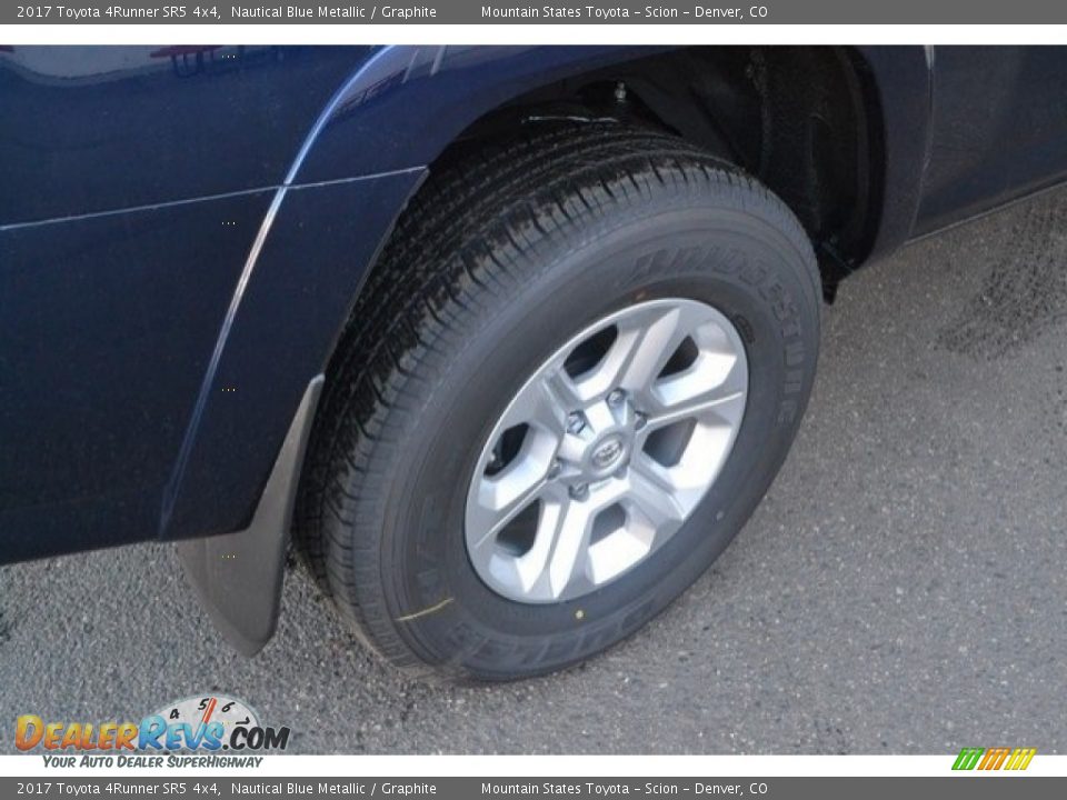 2017 Toyota 4Runner SR5 4x4 Nautical Blue Metallic / Graphite Photo #9