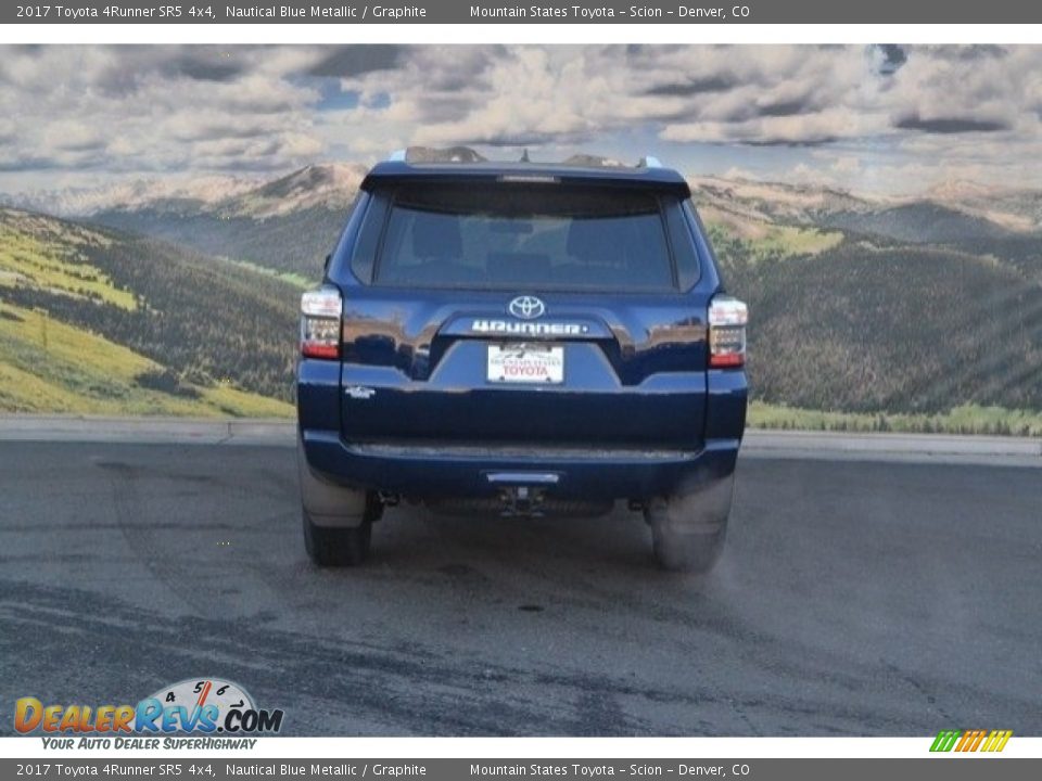 2017 Toyota 4Runner SR5 4x4 Nautical Blue Metallic / Graphite Photo #4