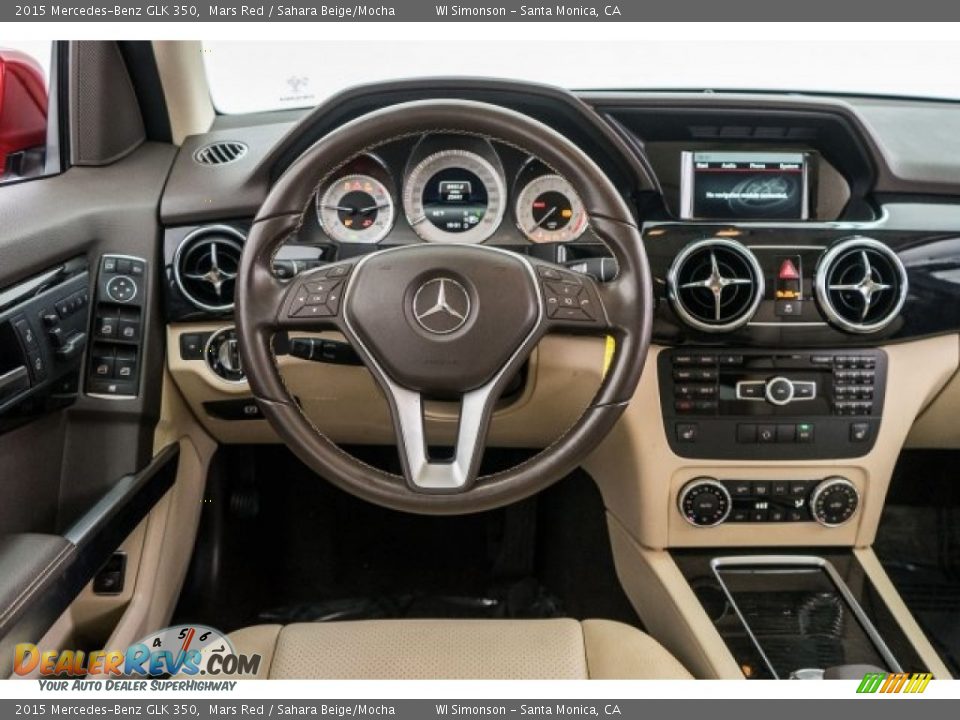 2015 Mercedes-Benz GLK 350 Mars Red / Sahara Beige/Mocha Photo #4