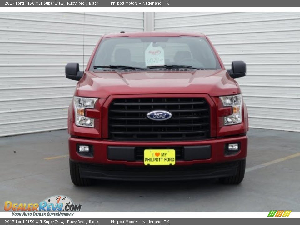 2017 Ford F150 XLT SuperCrew Ruby Red / Black Photo #2
