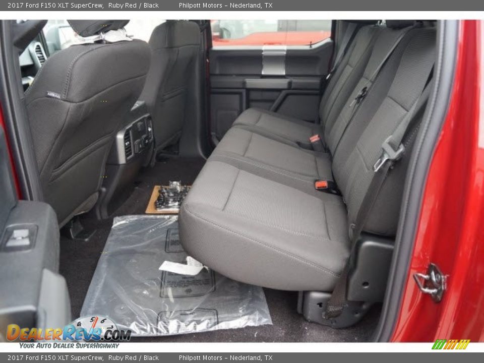 Rear Seat of 2017 Ford F150 XLT SuperCrew Photo #11