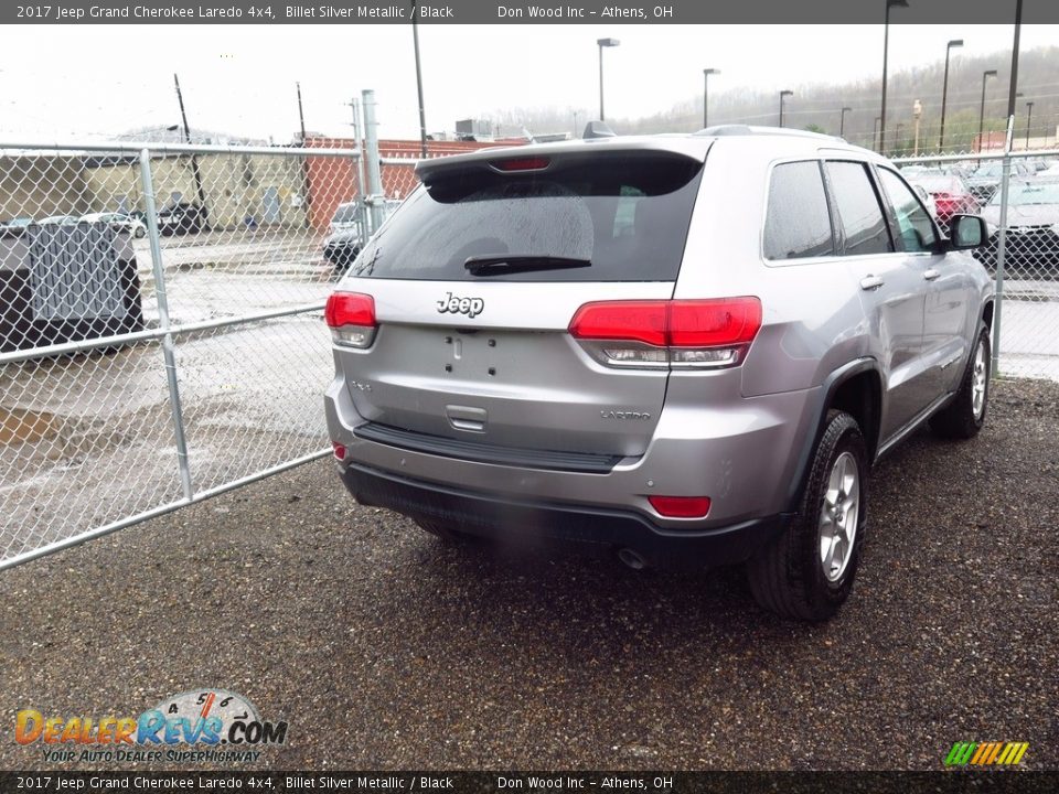 2017 Jeep Grand Cherokee Laredo 4x4 Billet Silver Metallic / Black Photo #3