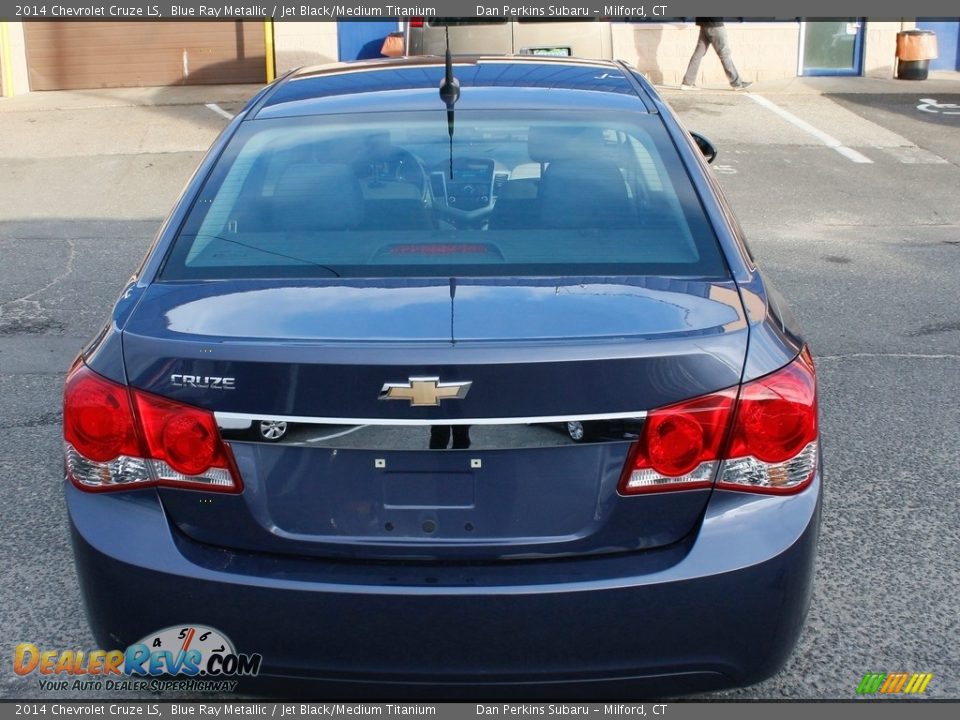 2014 Chevrolet Cruze LS Blue Ray Metallic / Jet Black/Medium Titanium Photo #7