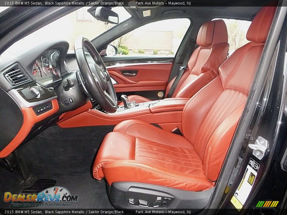 Sakhir Orange/Black Interior - 2015 BMW M5 Sedan Photo #14