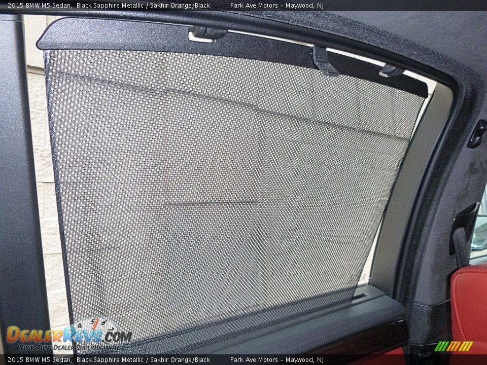 2015 BMW M5 Sedan Black Sapphire Metallic / Sakhir Orange/Black Photo #16