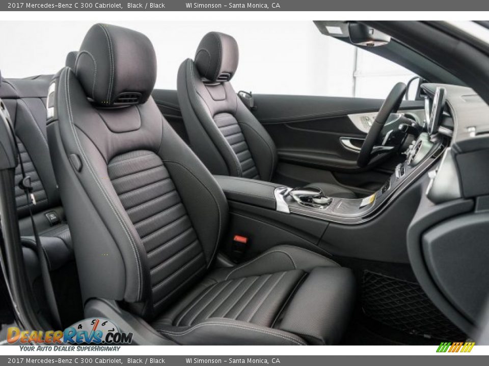 Black Interior - 2017 Mercedes-Benz C 300 Cabriolet Photo #2