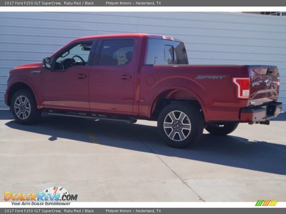 2017 Ford F150 XLT SuperCrew Ruby Red / Black Photo #5