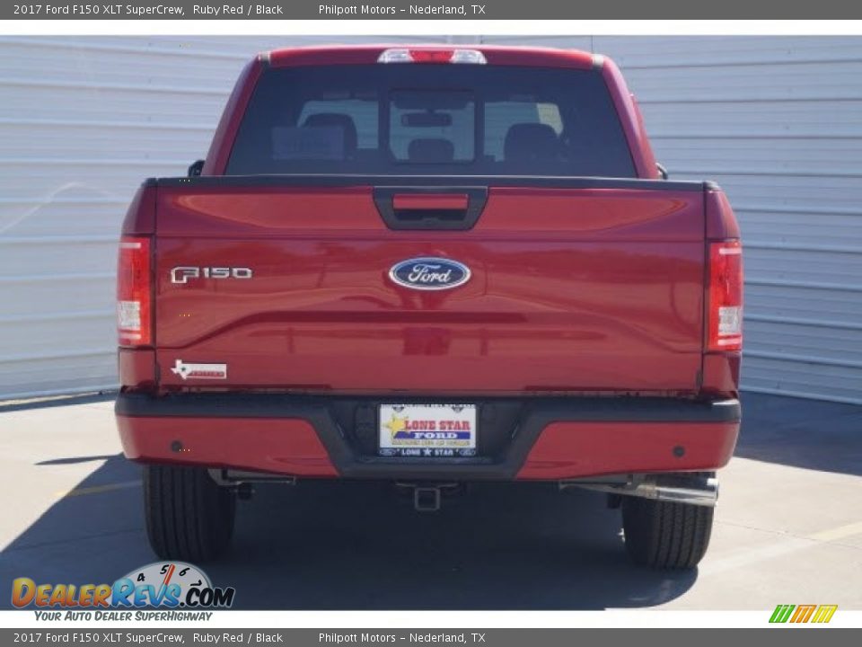 2017 Ford F150 XLT SuperCrew Ruby Red / Black Photo #6