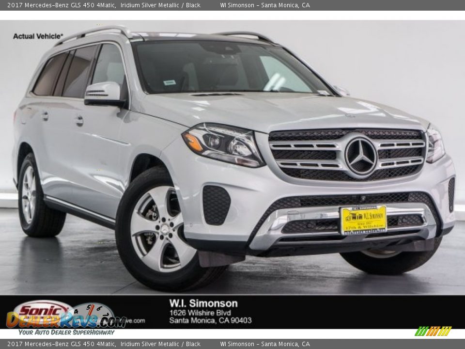 2017 Mercedes-Benz GLS 450 4Matic Iridium Silver Metallic / Black Photo #1
