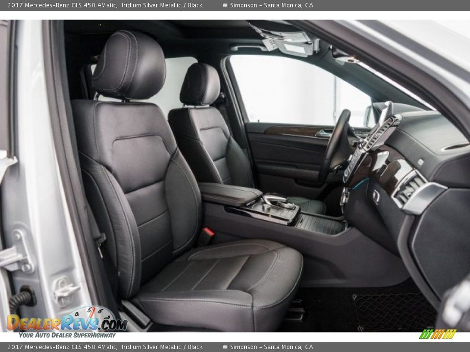 2017 Mercedes-Benz GLS 450 4Matic Iridium Silver Metallic / Black Photo #2