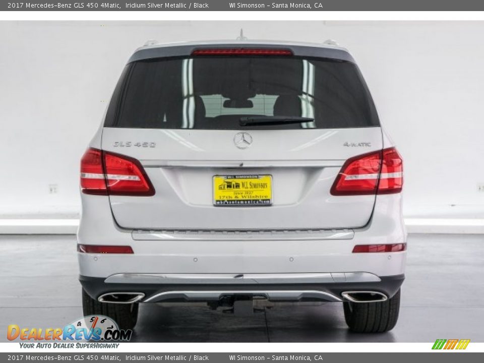 2017 Mercedes-Benz GLS 450 4Matic Iridium Silver Metallic / Black Photo #4