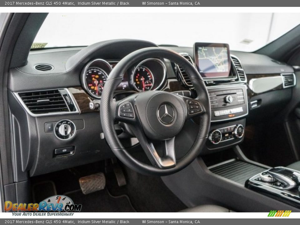 2017 Mercedes-Benz GLS 450 4Matic Iridium Silver Metallic / Black Photo #5