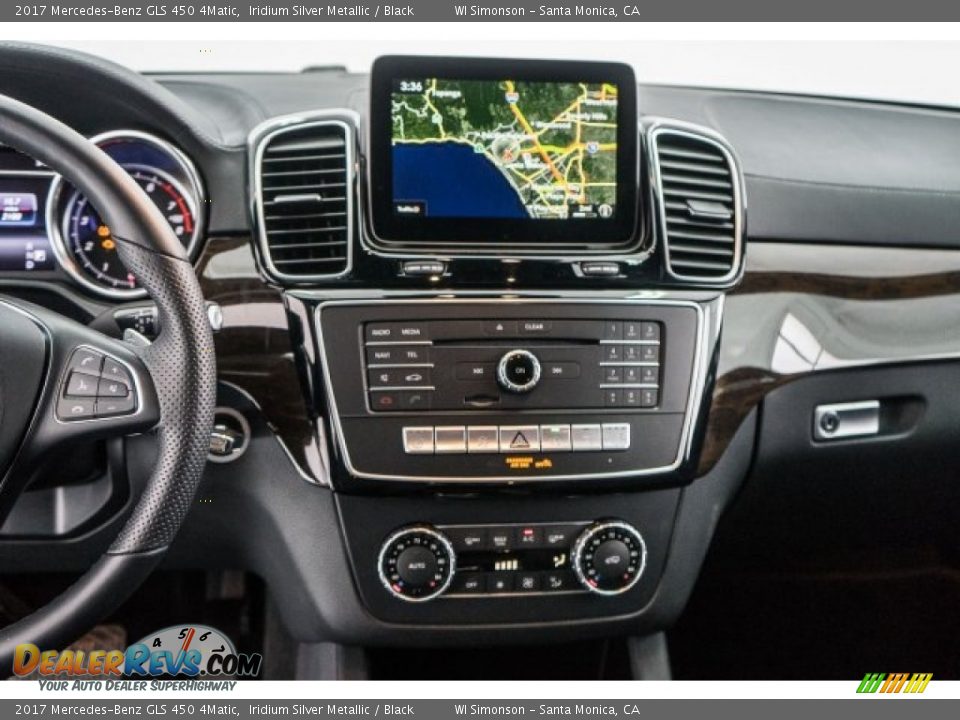 2017 Mercedes-Benz GLS 450 4Matic Iridium Silver Metallic / Black Photo #8