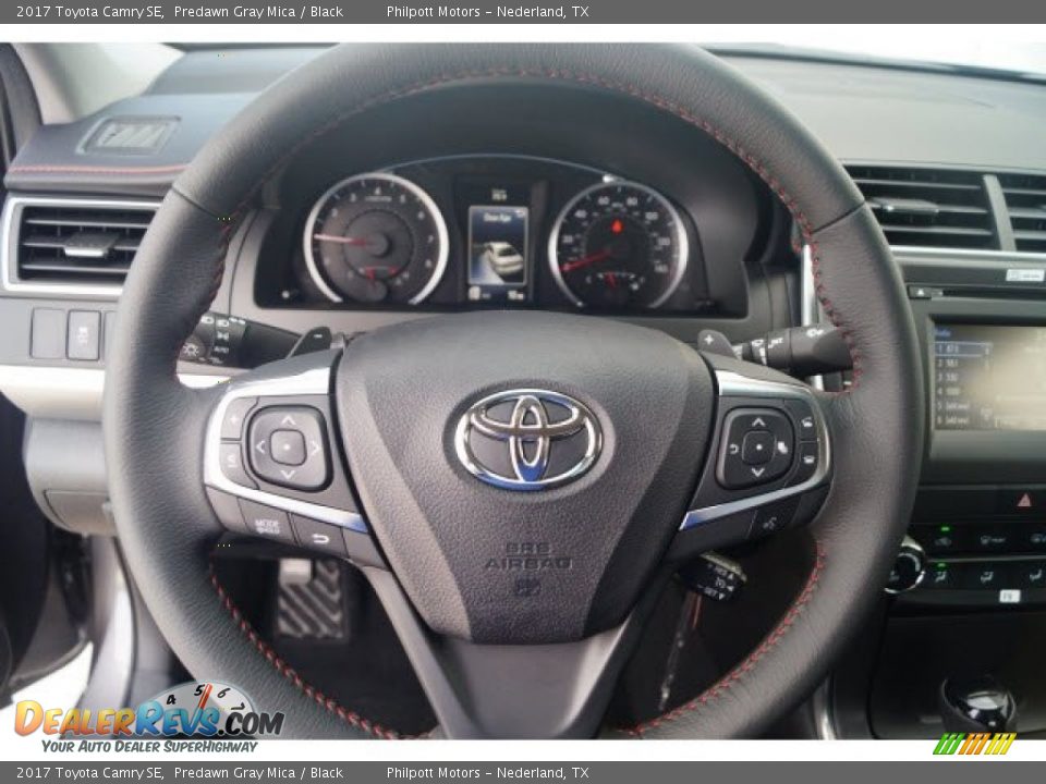 2017 Toyota Camry SE Predawn Gray Mica / Black Photo #13