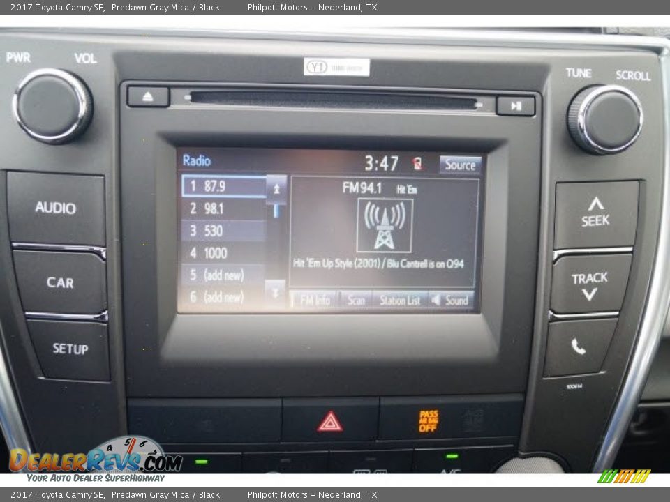 2017 Toyota Camry SE Predawn Gray Mica / Black Photo #14