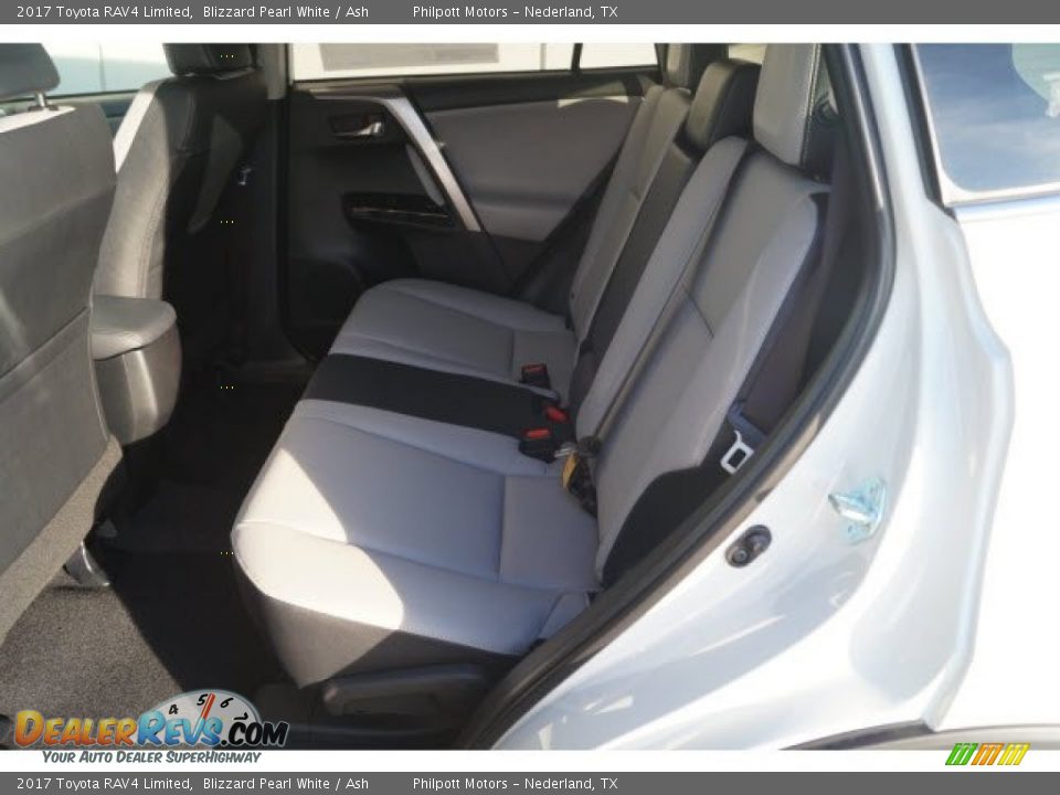 2017 Toyota RAV4 Limited Blizzard Pearl White / Ash Photo #8