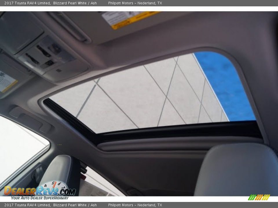 2017 Toyota RAV4 Limited Blizzard Pearl White / Ash Photo #11