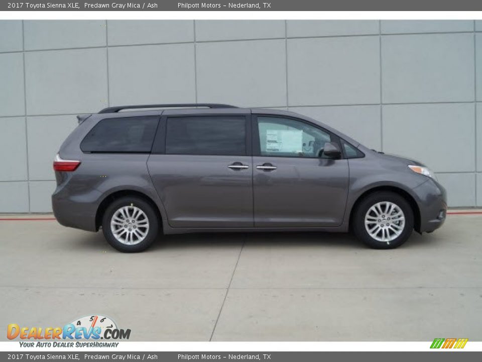 2017 Toyota Sienna XLE Predawn Gray Mica / Ash Photo #2