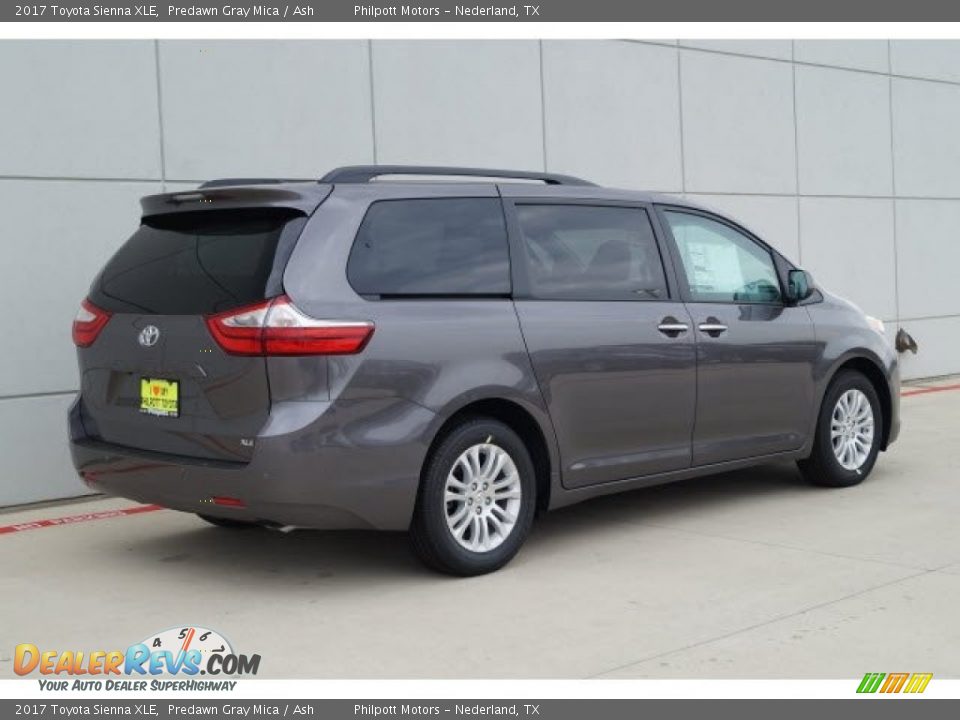2017 Toyota Sienna XLE Predawn Gray Mica / Ash Photo #3