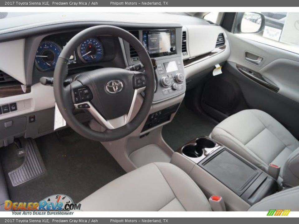 Ash Interior - 2017 Toyota Sienna XLE Photo #7