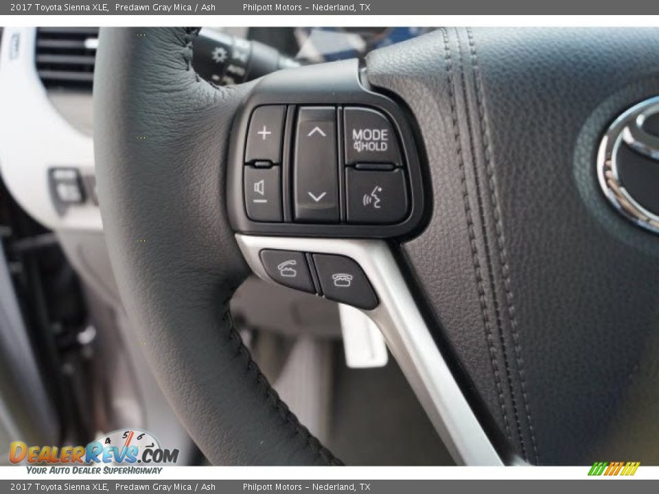 2017 Toyota Sienna XLE Predawn Gray Mica / Ash Photo #12