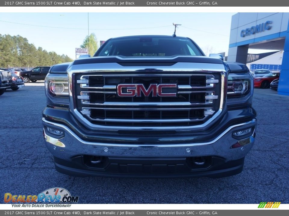 2017 GMC Sierra 1500 SLT Crew Cab 4WD Dark Slate Metallic / Jet Black Photo #2