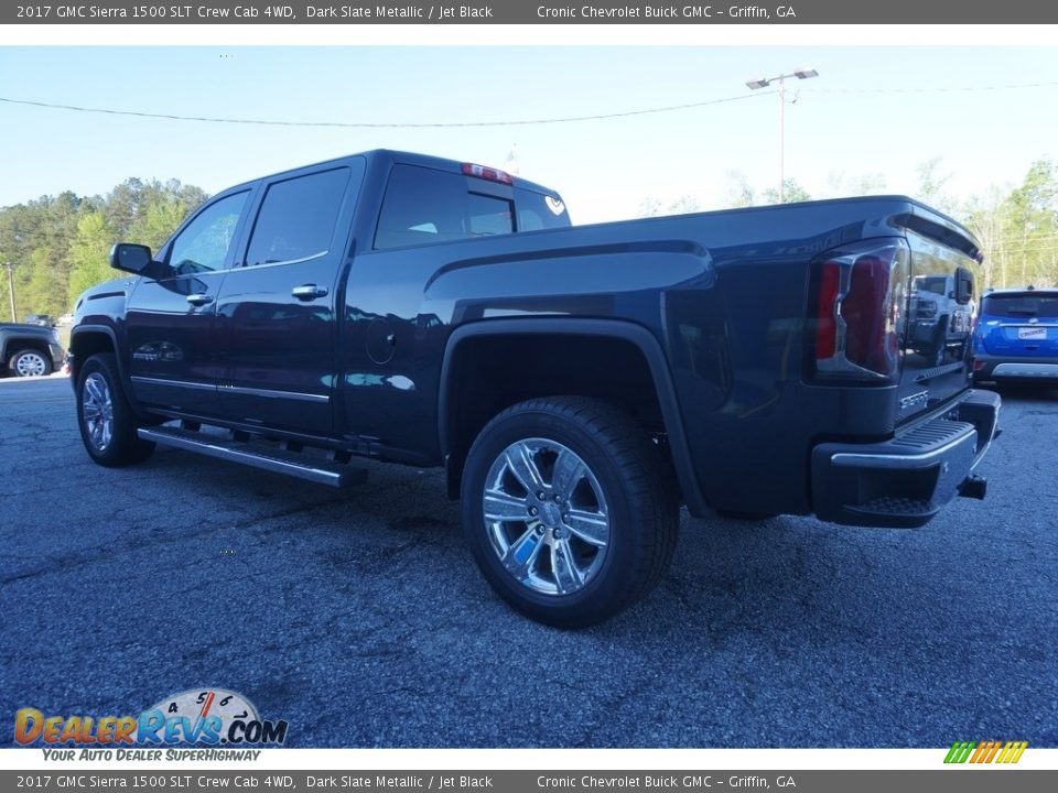 2017 GMC Sierra 1500 SLT Crew Cab 4WD Dark Slate Metallic / Jet Black Photo #5