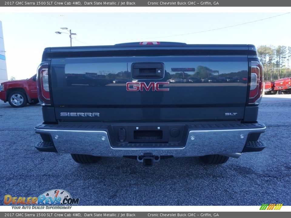 2017 GMC Sierra 1500 SLT Crew Cab 4WD Dark Slate Metallic / Jet Black Photo #6