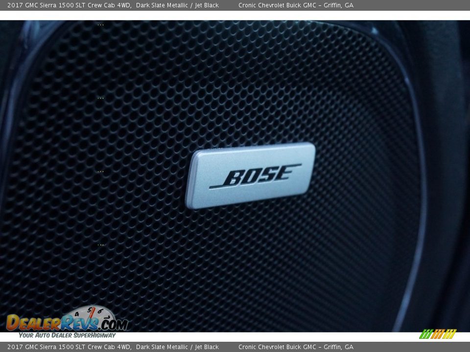 2017 GMC Sierra 1500 SLT Crew Cab 4WD Dark Slate Metallic / Jet Black Photo #11