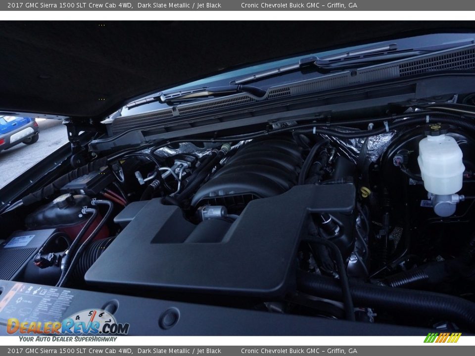 2017 GMC Sierra 1500 SLT Crew Cab 4WD Dark Slate Metallic / Jet Black Photo #13