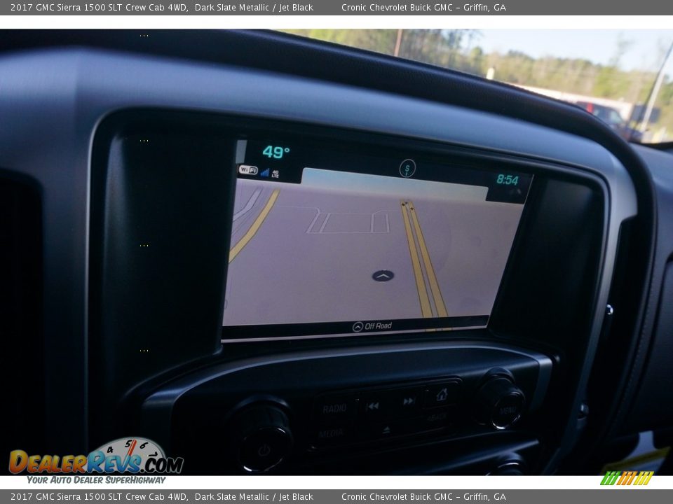 2017 GMC Sierra 1500 SLT Crew Cab 4WD Dark Slate Metallic / Jet Black Photo #15