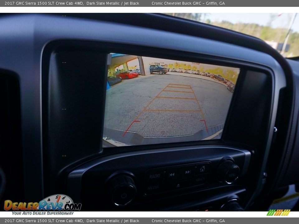 2017 GMC Sierra 1500 SLT Crew Cab 4WD Dark Slate Metallic / Jet Black Photo #16