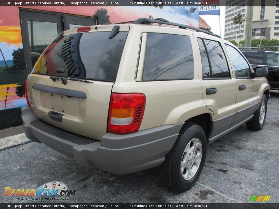 2000 Jeep Grand Cherokee Laredo Champagne Pearlcoat / Taupe Photo #6