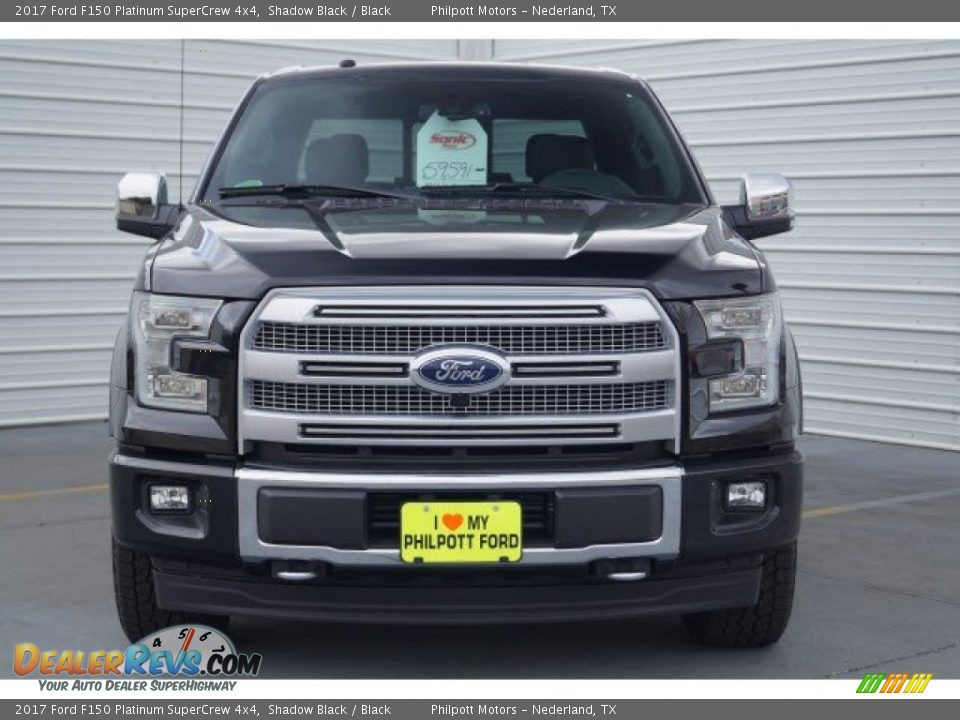 2017 Ford F150 Platinum SuperCrew 4x4 Shadow Black / Black Photo #2