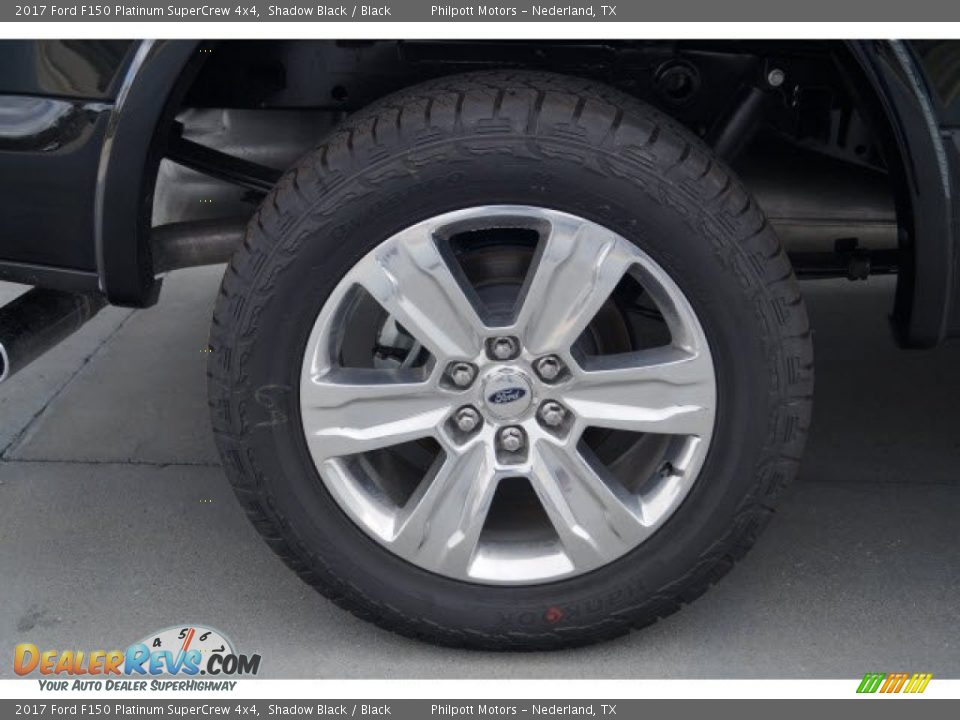 2017 Ford F150 Platinum SuperCrew 4x4 Shadow Black / Black Photo #10