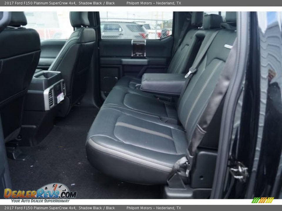 2017 Ford F150 Platinum SuperCrew 4x4 Shadow Black / Black Photo #11