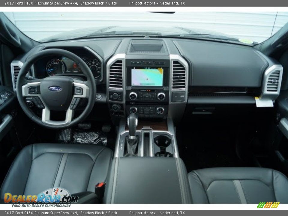 2017 Ford F150 Platinum SuperCrew 4x4 Shadow Black / Black Photo #13