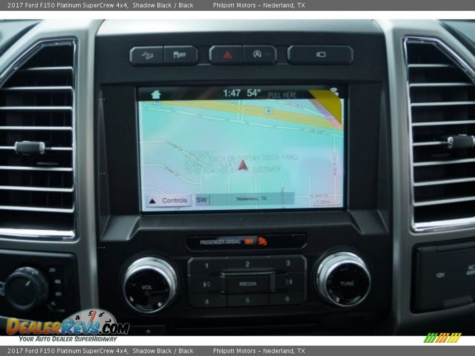 2017 Ford F150 Platinum SuperCrew 4x4 Shadow Black / Black Photo #15