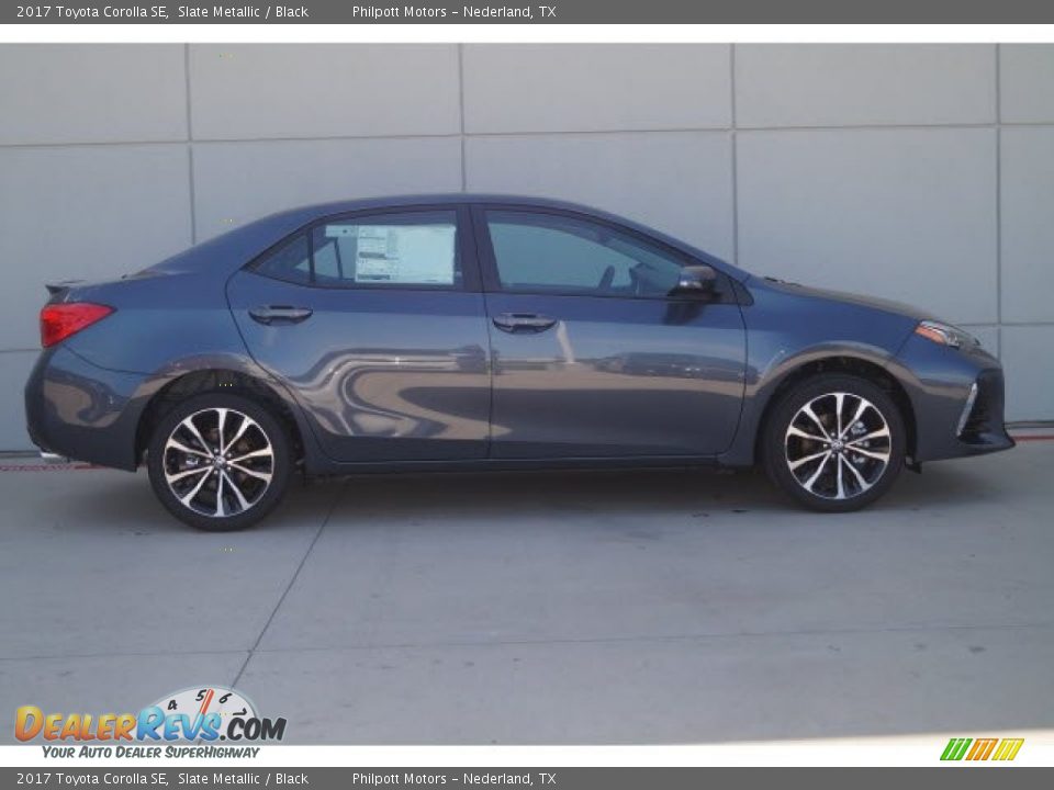 2017 Toyota Corolla SE Slate Metallic / Black Photo #2