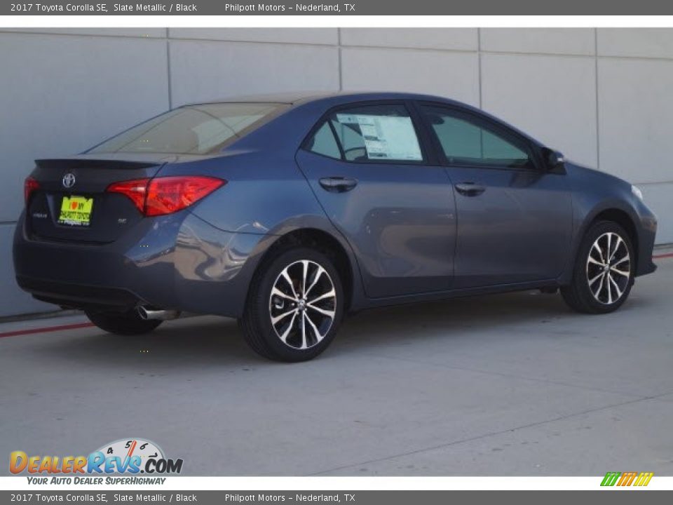 2017 Toyota Corolla SE Slate Metallic / Black Photo #3