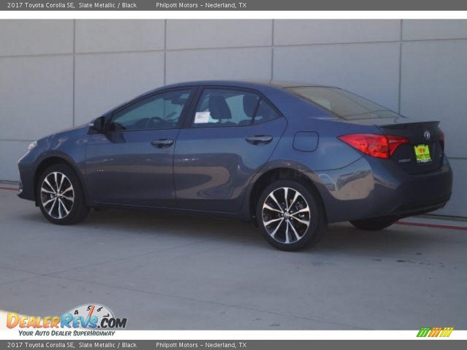 2017 Toyota Corolla SE Slate Metallic / Black Photo #4