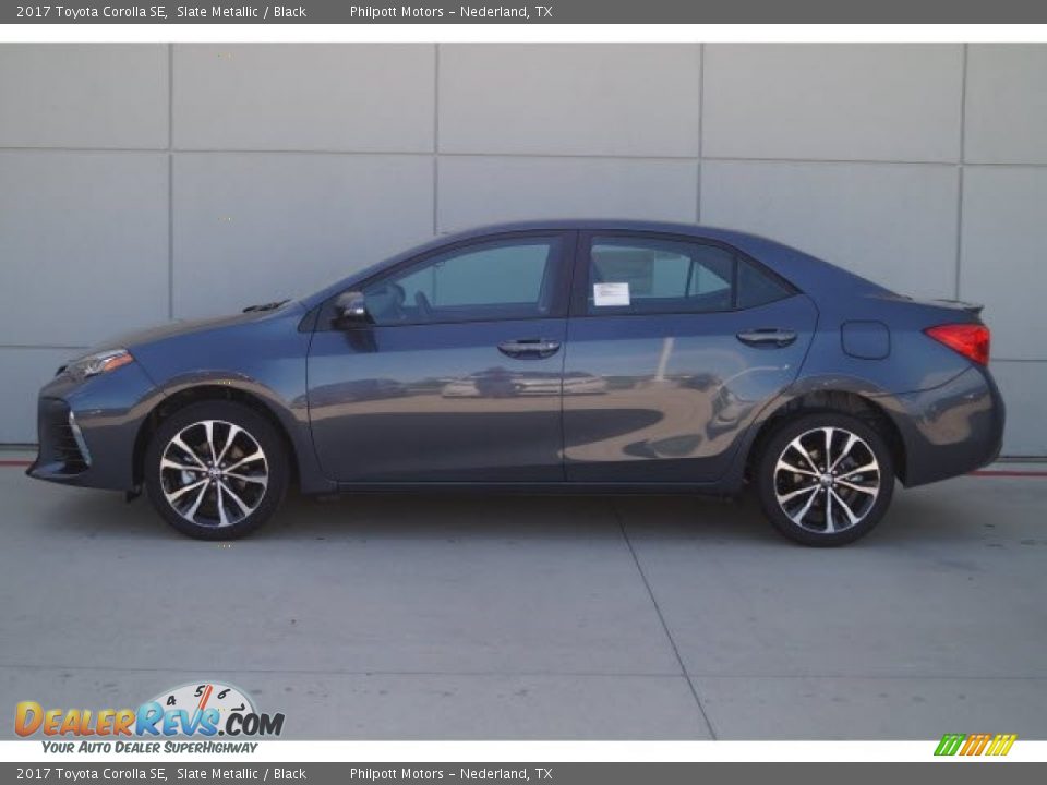 2017 Toyota Corolla SE Slate Metallic / Black Photo #5