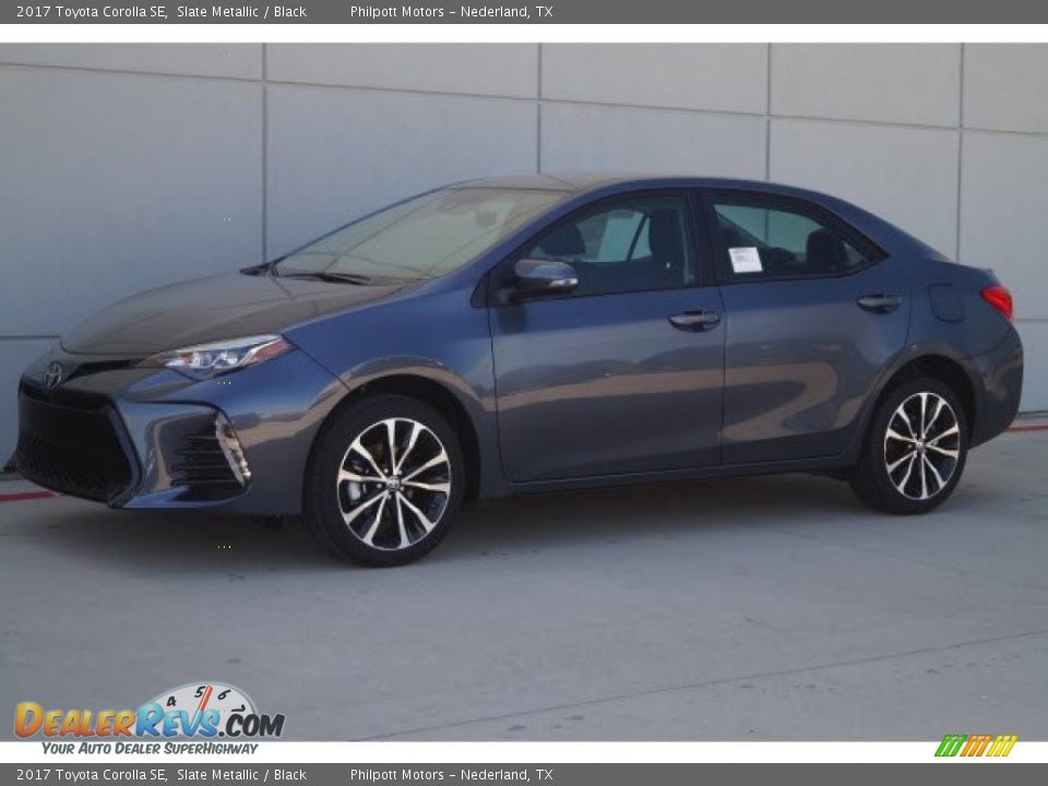 2017 Toyota Corolla SE Slate Metallic / Black Photo #6
