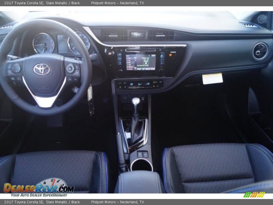 2017 Toyota Corolla SE Slate Metallic / Black Photo #7